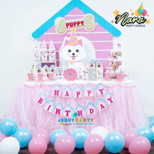 Bộ trang trí chủ đề Puppy Girl cho bé gái